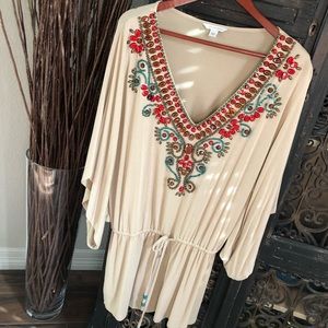 Stunning Boston Proper jeweled top